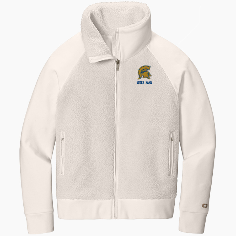 MASON CO CENTRAL HIGH SCHOOL SPARTANS OGIO Women's Luuma Sherpa Full-Zip