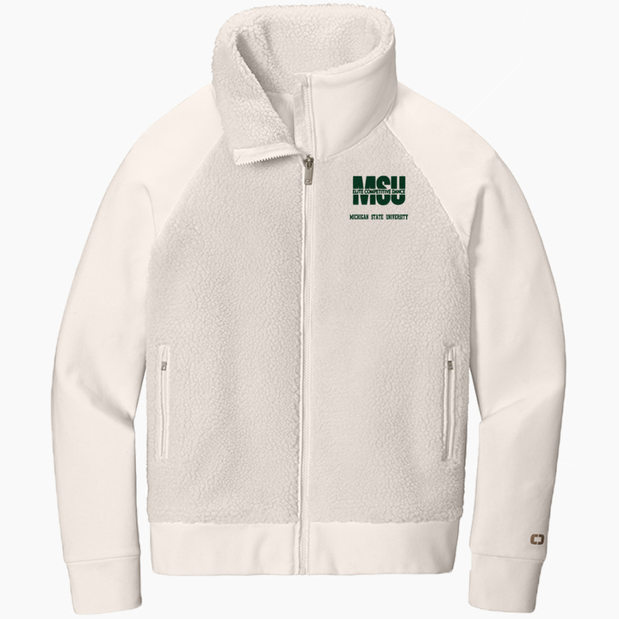 Michigan State University Spartans <span class="pdp-name-mascot">Michigan State University Spartans</span> OGIO Women's Luuma Sherpa Full-Zip