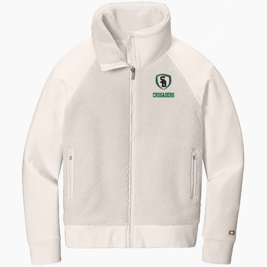 ST BERNARD'S ACADEMY CRUSADERS <span class="pdp-name-mascot">ST BERNARD'S CATHOLIC CRUSADERS</span> OGIO Women's Luuma Sherpa Full-Zip