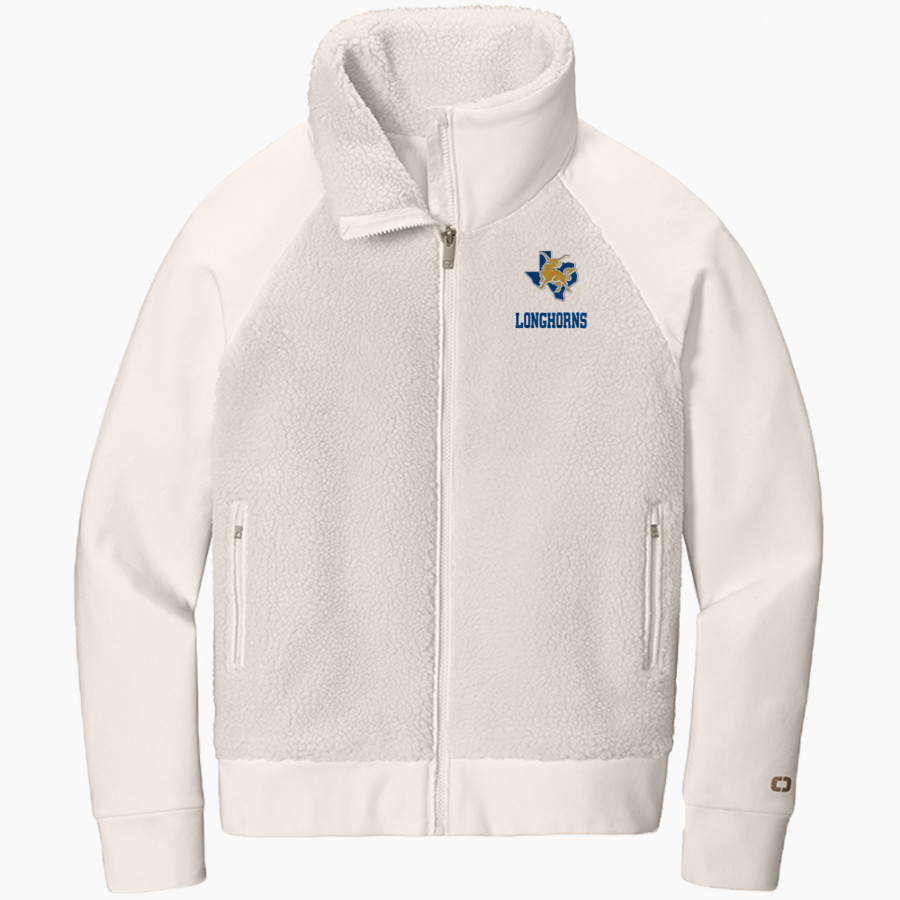 DIME BOX HIGH SCHOOL LONGHORNS <span class="pdp-name-mascot">DIME BOX LONGHORNS</span> OGIO Women's Luuma Sherpa Full-Zip