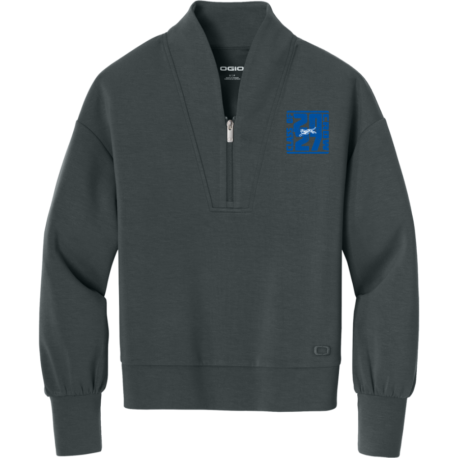 Crow Tigers <span class="pdp-name-mascot">Crow Middle School Tigers</span> OGIO Women's Transcend 1/4-Zip