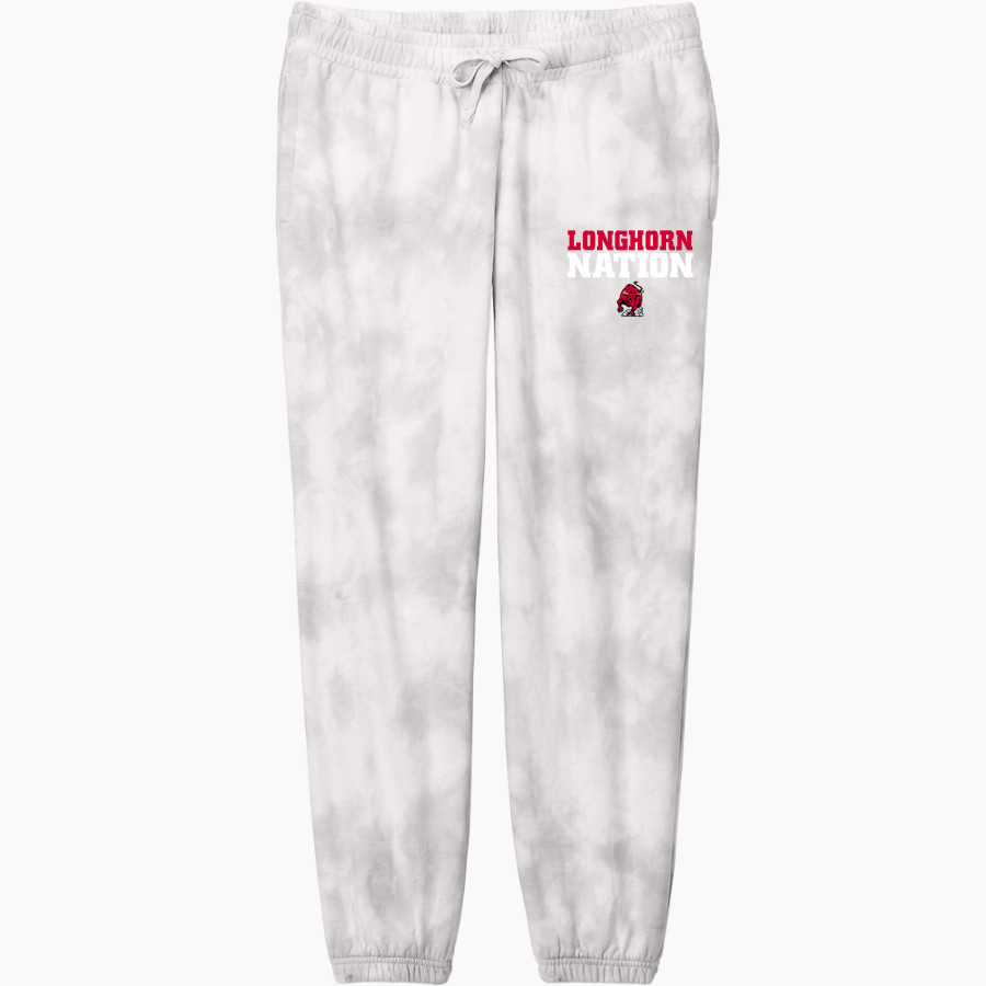 DOVER HIGH SCHOOL LONGHORNS Port & Company Women's Tie-Dye Sweatpant