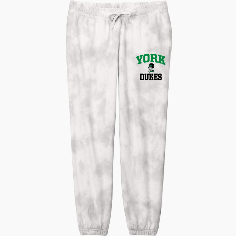 YORK HIGH SCHOOL DUKES <span class="pdp-name-mascot">YORK DUKES</span> Port & Company Women's Tie-Dye Sweatpant