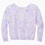 OZARK HIGH SCHOOL HILLBILLIES <span class="pdp-name-mascot">OZARK HILLBILLIES</span> Port & Company Women's Tie-Dye V-Neck Sweatshirt Back Thumbnail