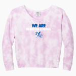 Franklin Central Flashes <span class="pdp-name-mascot">Franklin Central Flashes</span> Port & Company Women's Tie-Dye V-Neck Sweatshirt Front Thumbnail