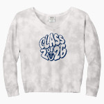 SAINT JOHN HERALDS <span class="pdp-name-mascot">SAINT JOHN HERALDS</span> Port & Company Women's Tie-Dye V-Neck Sweatshirt Front Thumbnail