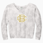 Building Champions Baseball <span class="pdp-name-mascot">Building Champions Baseball</span> Port & Company Women's Tie-Dye V-Neck Sweatshirt Front Thumbnail