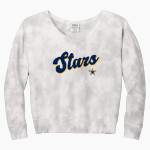 Dominican Stars <span class="pdp-name-mascot">Dominican University Stars</span> Port & Company Women's Tie-Dye V-Neck Sweatshirt Front Thumbnail