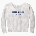 BEREA-MIDPARK HIGH SCHOOL TITANS <span class="pdp-name-mascot">BEREA - MIDPARK TITANS</span> Port & Company Women's Tie-Dye V-Neck Sweatshirt Front Thumbnail