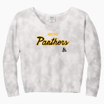 METRO ACADEMIC & CLASSICAL HIGH SCHOOL Online Store <span class="pdp-name-mascot">METRO ACADEMY & CLASSICAL METRO PANTHERS</span> Port & Company Women's Tie-Dye V-Neck Sweatshirt Front Thumbnail