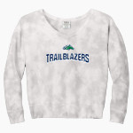 Babcock Trailblazers <span class="pdp-name-mascot">Babcock High School Trailblazers</span> Port & Company Women's Tie-Dye V-Neck Sweatshirt Front Thumbnail