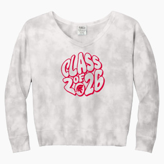 Port & Company Women's Tie-Dye V-Neck Sweatshirt