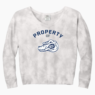 Port & Company Women's Tie-Dye V-Neck Sweatshirt