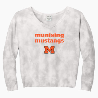 Port & Company Women's Tie-Dye V-Neck Sweatshirt