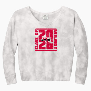 Port & Company Women's Tie-Dye V-Neck Sweatshirt