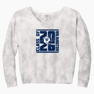 Port & Company Women's Tie-Dye V-Neck Sweatshirt