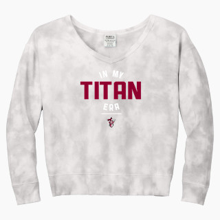 Port & Company Women's Tie-Dye V-Neck Sweatshirt