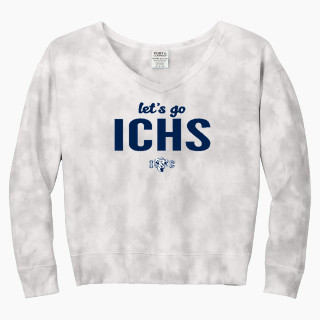 Port & Company Women's Tie-Dye V-Neck Sweatshirt