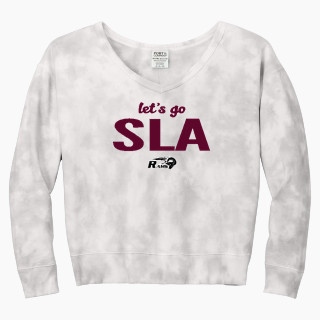 Port & Company Women's Tie-Dye V-Neck Sweatshirt