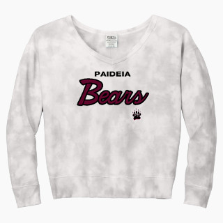 Port & Company Women's Tie-Dye V-Neck Sweatshirt