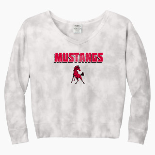 Port & Company Women's Tie-Dye V-Neck Sweatshirt