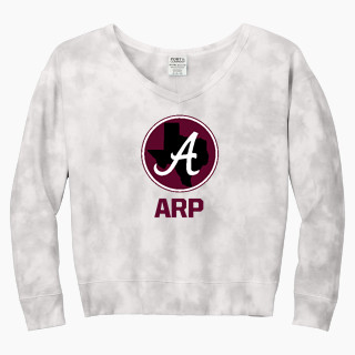 Port & Company Women's Tie-Dye V-Neck Sweatshirt