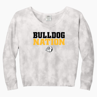 Port & Company Women's Tie-Dye V-Neck Sweatshirt