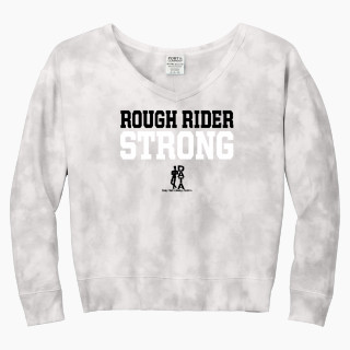 Port & Company Women's Tie-Dye V-Neck Sweatshirt