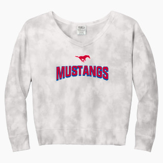 Port & Company Women's Tie-Dye V-Neck Sweatshirt