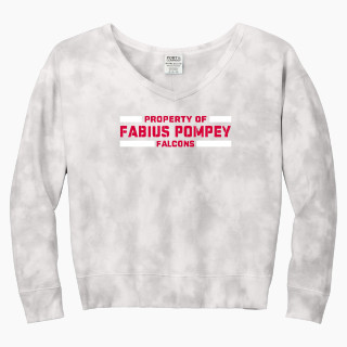 Port & Company Women's Tie-Dye V-Neck Sweatshirt