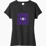 First Baptist Hurricanes <span class="pdp-name-mascot">First Baptist Hurricanes</span> Port & Company Women's Tri-Blend V-Neck T-Shirt Front Thumbnail