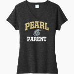 PEARL HIGH SCHOOL PIRATES <span class="pdp-name-mascot">PEARL PIRATES</span> Port & Company Women's Tri-Blend V-Neck T-Shirt Front Thumbnail