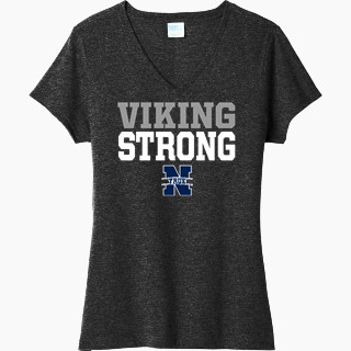 Port & Company Women's Tri-Blend V-Neck T-Shirt