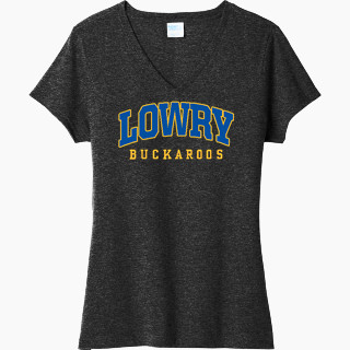 Port & Company Women's Tri-Blend V-Neck T-Shirt