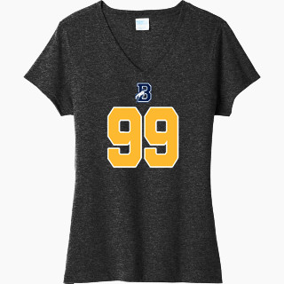 Port & Company Women's Tri-Blend V-Neck T-Shirt