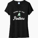 WASHINGTON HIGH SCHOOL PANTHERS Port & Company Women's Tri-Blend V-Neck T-Shirt Front Thumbnail