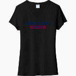 Classical Of Wichita Saints <span class="pdp-name-mascot">Classical Of Wichita Saints</span> Port & Company Women's Tri-Blend V-Neck T-Shirt Front Thumbnail