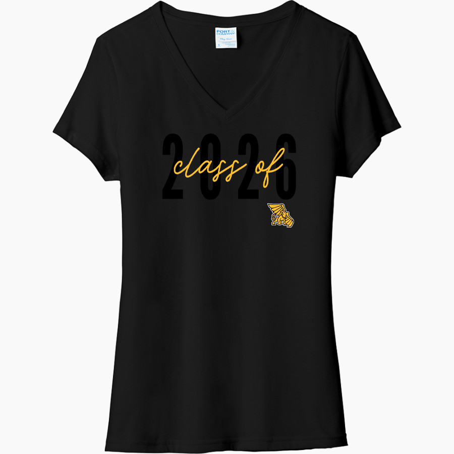 MWSU Griffons <span class="pdp-name-mascot">MWSU Griffons</span> Port & Company Women's Tri-Blend V-Neck T-Shirt