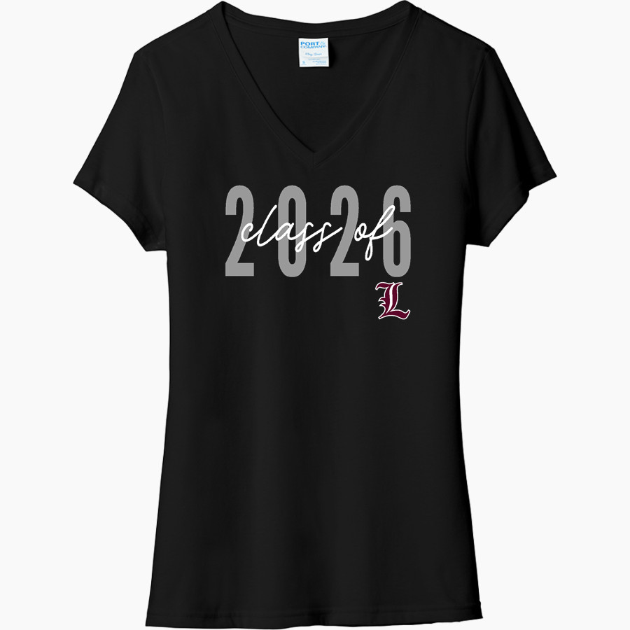 L.e.a.d. Academy Lions Port & Company Women's Tri-Blend V-Neck T-Shirt