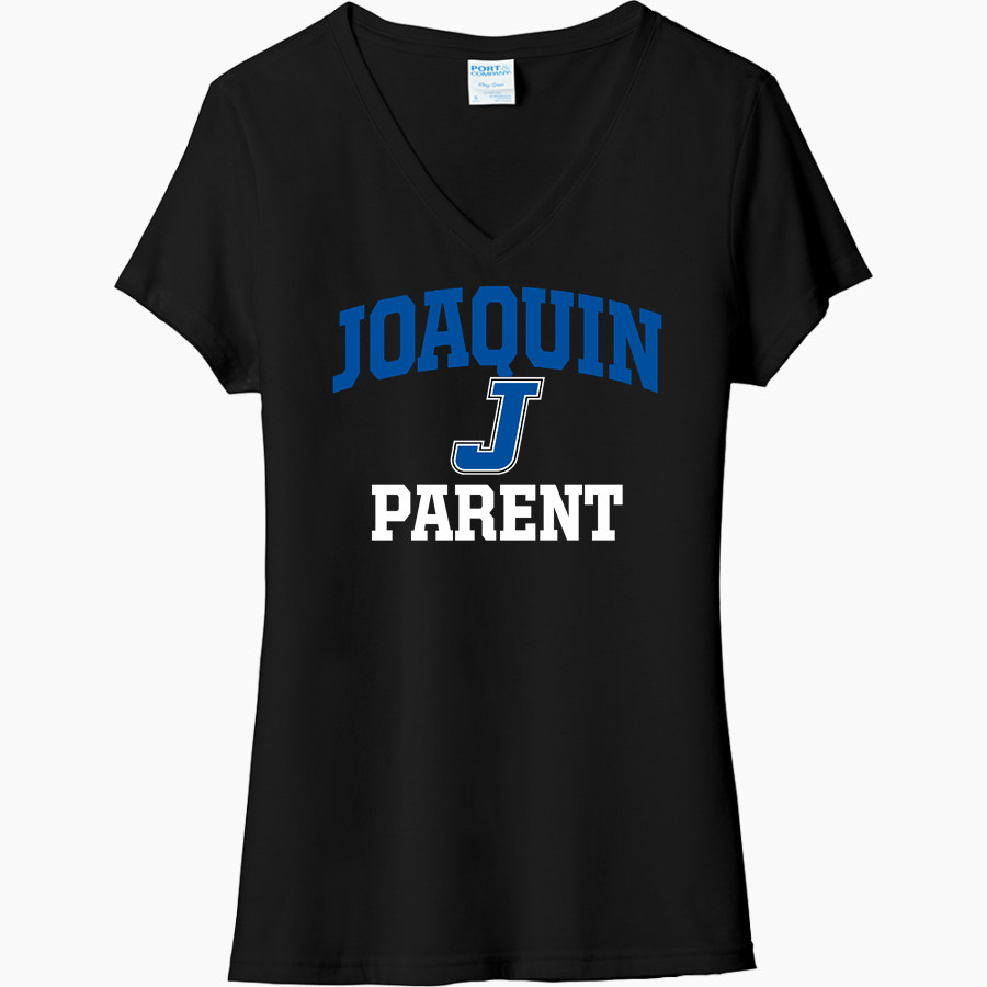 JOAQUIN HIGH SCHOOL RAMS <span class="pdp-name-mascot">JOAQUIN RAMS</span> Port & Company Women's Tri-Blend V-Neck T-Shirt