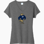 Clarion Golden Eagles <span class="pdp-name-mascot">Clarion - Penn West University Golden Eagles</span> Port & Company Women's Tri-Blend V-Neck T-Shirt Front Thumbnail