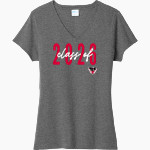 Oklahoma Hustlers Hustlers <span class="pdp-name-mascot">Oklahoma Hustlers</span> Port & Company Women's Tri-Blend V-Neck T-Shirt Front Thumbnail