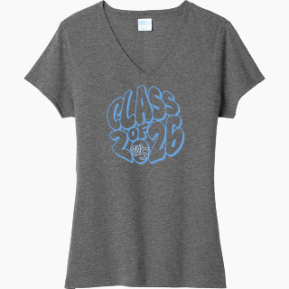 Port & Company Women's Tri-Blend V-Neck T-Shirt