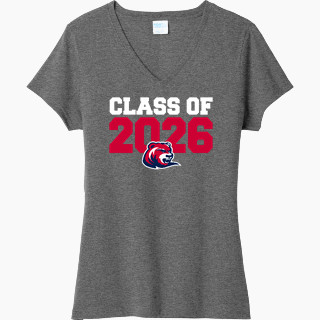 Port & Company Women's Tri-Blend V-Neck T-Shirt