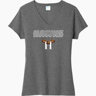 Port & Company Women's Tri-Blend V-Neck T-Shirt