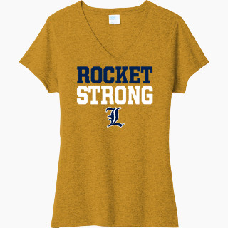 Port & Company Women's Tri-Blend V-Neck T-Shirt