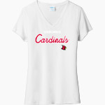 OSBORNE HIGH SCHOOL CARDINALS <span class="pdp-name-mascot">OSBORNE CARDINALS</span> Port & Company Women's Tri-Blend V-Neck T-Shirt Front Thumbnail