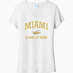 MIAMI SENIOR HIGH SCHOOL STINGAREES Port & Company Women's Tri-Blend V-Neck T-Shirt Front Thumbnail