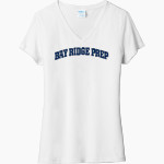 Bay Ridge Prep Tigers Port & Company Women's Tri-Blend V-Neck T-Shirt Front Thumbnail