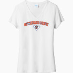 Switzerland County Pacers <span class="pdp-name-mascot">Switzerland County Pacers</span> Port & Company Women's Tri-Blend V-Neck T-Shirt Front Thumbnail
